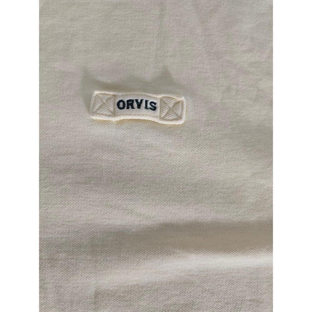 ORVIS Men's‎ Pastel Yellow Tall Polo Shirt XXL Embroidered Logo Golf Casual - Picture 7 of 7